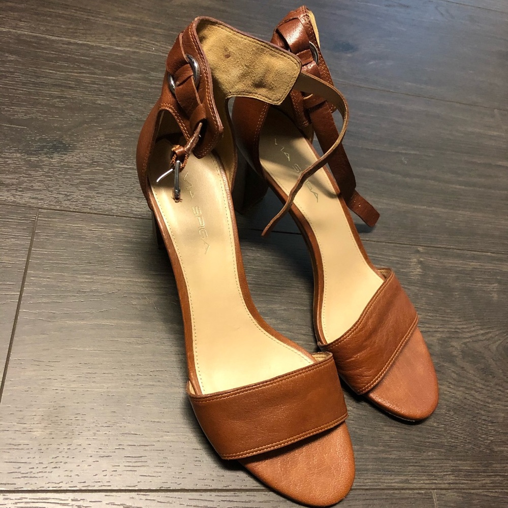 Via spiga brown leather size 8.5